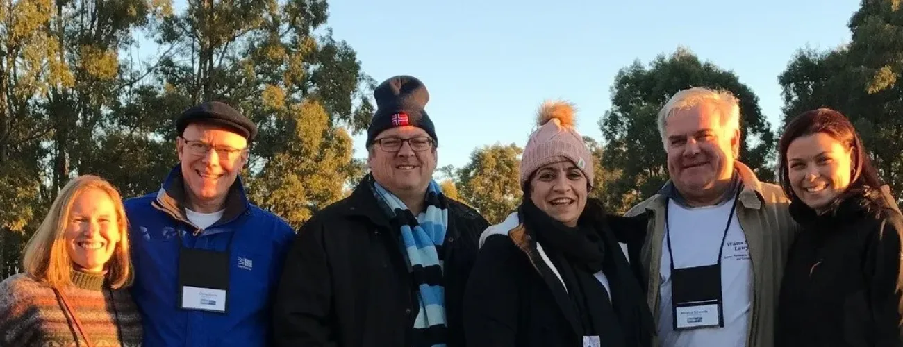Watts McCray Participate in the Hills Winter Sleepout